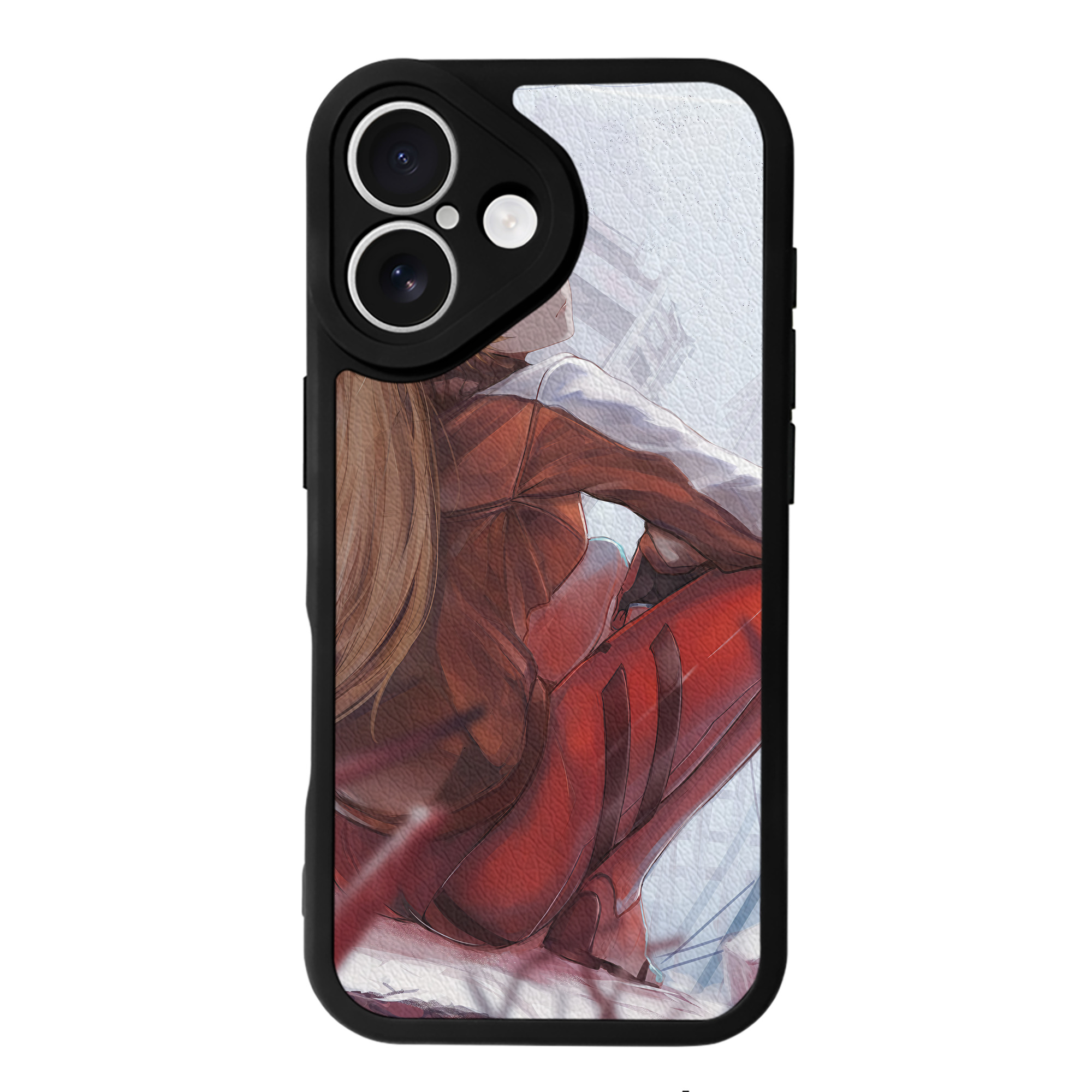 （画像用） EVA 新世紀エヴァンゲリオン 【iPhone 16シリーズ対応】シリコンスマホケース（レザー調） 材質：シリコン